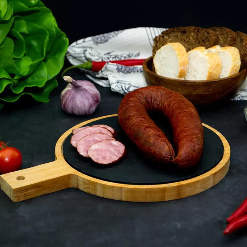 Мясные деликатесы: Колбаса "По-Краковски", фото